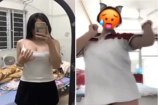 Clip nóng nữ sinh vú to nhún nhảy