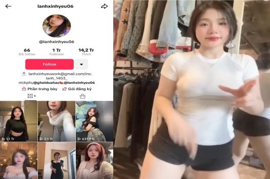 Clip sex tiktoker Lanhxinhyeu06 BJ quan hệ cực chất