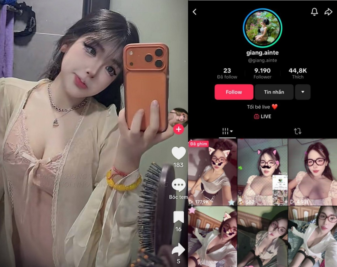 Phim sex VN idol TikTok mông cong