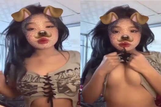 Vú nàng đẹp khoe để anh khao khát